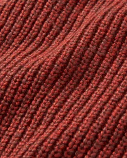 Sweaters|Passenger Fog Recycled Knitted Sweater - Red Ochre RedOchre