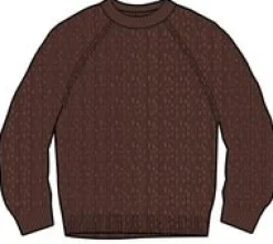 Sweaters|Passenger Fog Recycled Knitted Sweater - Red Ochre RedOchre