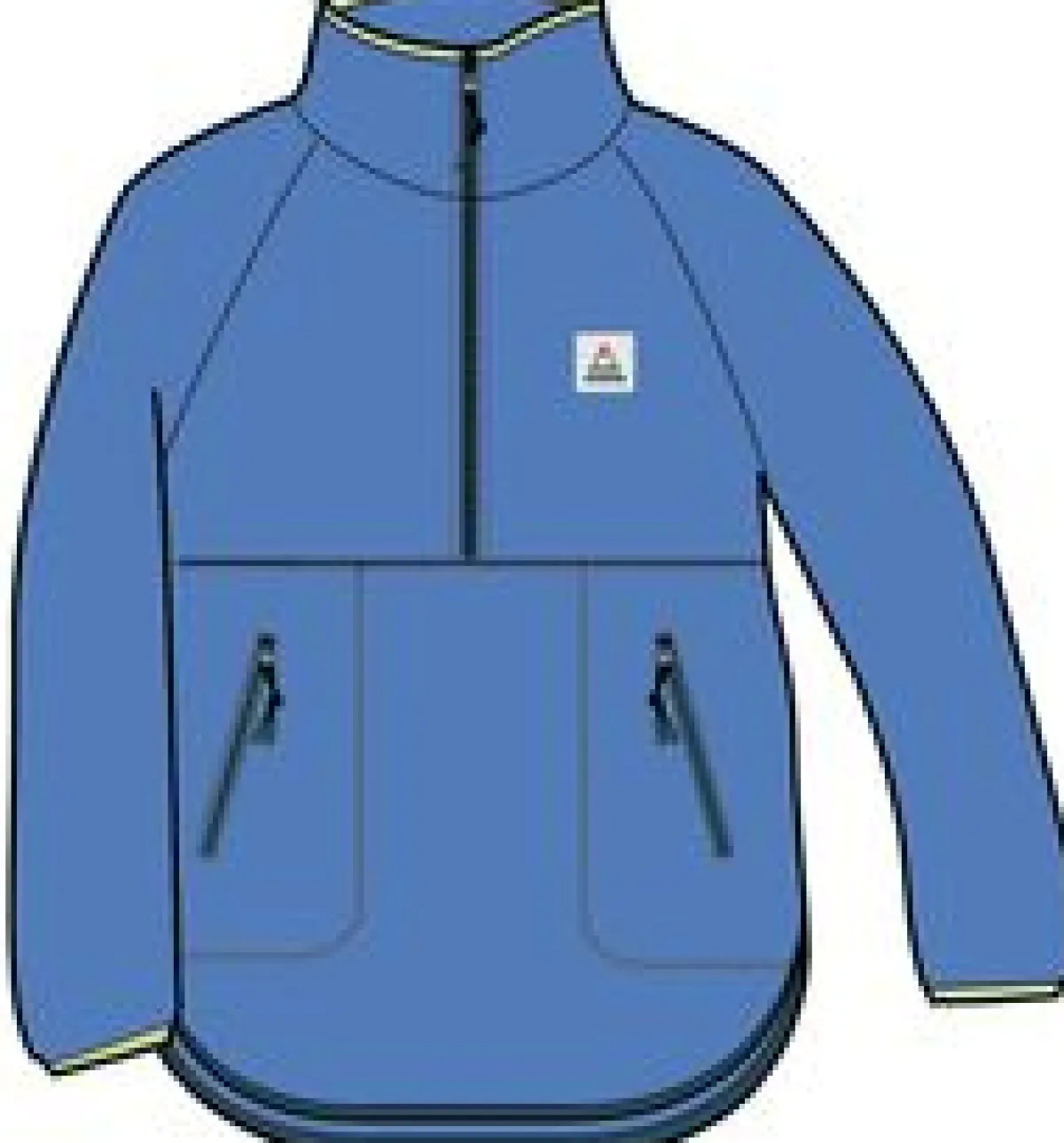 Fleece|Passenger Folksy Recycled Sherpa Fleece - Azure Blue AzureBlue