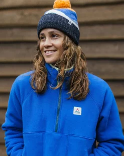 Fleece|Passenger Folksy Recycled Sherpa Fleece - Azure Blue AzureBlue