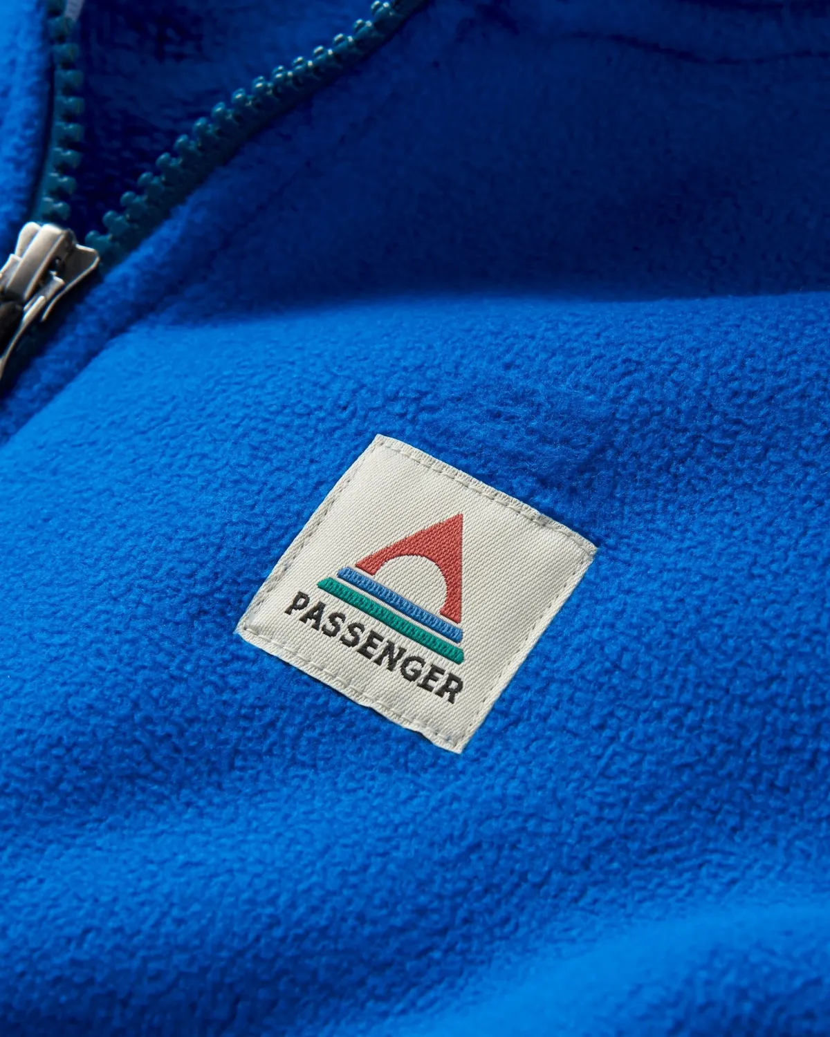 Fleece|Passenger Folksy Recycled Sherpa Fleece - Azure Blue AzureBlue