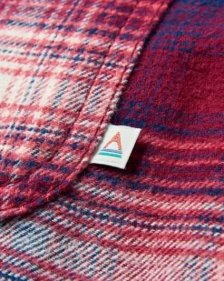 Shirts|Shirts|Passenger Freestyle Sherpa-Lined Shirt Jacket - Wine/Rich Navy Check Wine/RichNavyCheck
