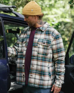 Shirts|Shirts|Passenger Freestyle Sherpa-Lined Shirt Jacket - Birch/Rain Forest Check Birch/RainForestCheck