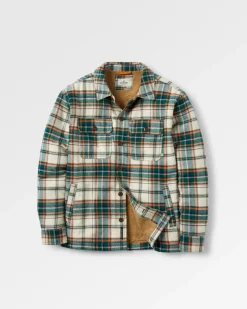 Shirts|Shirts|Passenger Freestyle Sherpa-Lined Shirt Jacket - Birch/Rain Forest Check Birch/RainForestCheck