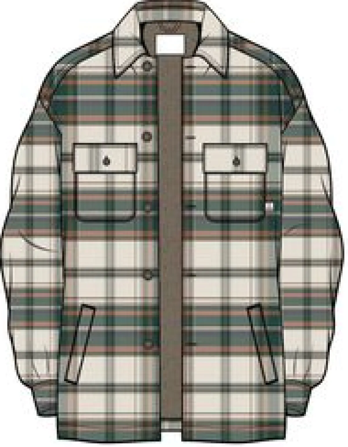 Shirts|Shirts|Passenger Freestyle Sherpa-Lined Shirt Jacket - Birch/Rain Forest Check Birch/RainForestCheck