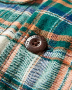 Shirts|Shirts|Passenger Freestyle Sherpa-Lined Shirt Jacket - Birch/Rain Forest Check Birch/RainForestCheck