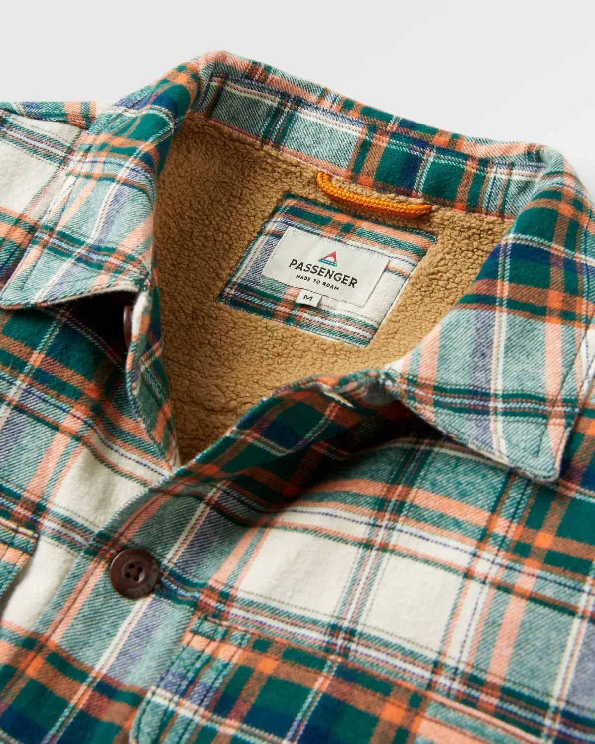 Shirts|Shirts|Passenger Freestyle Sherpa-Lined Shirt Jacket - Birch/Rain Forest Check Birch/RainForestCheck