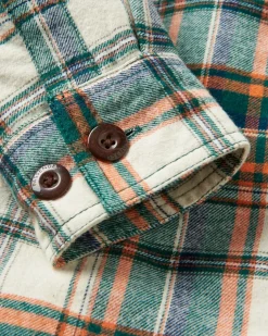 Shirts|Shirts|Passenger Freestyle Sherpa-Lined Shirt Jacket - Birch/Rain Forest Check Birch/RainForestCheck