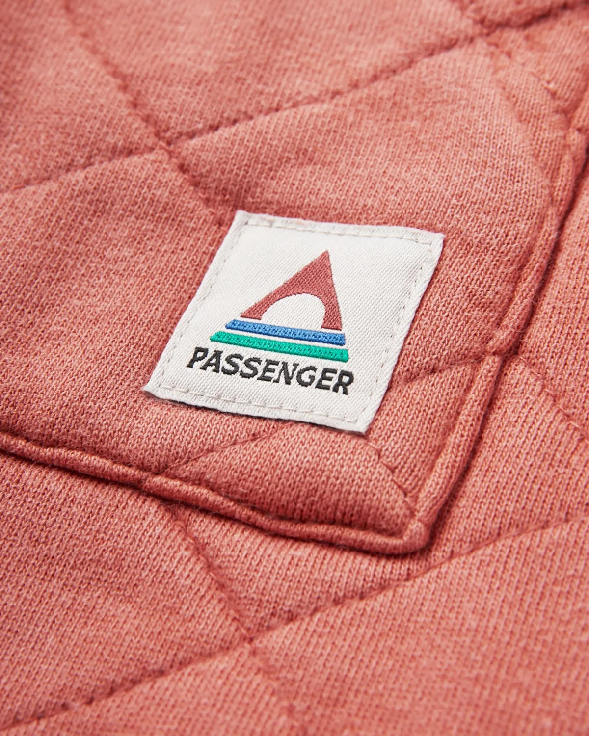 Hoodies|Hoodies & Sweatshirts|Passenger Getaway Recycled Quilted Full Zip Hoodie - Burnt Orange BurntOrange