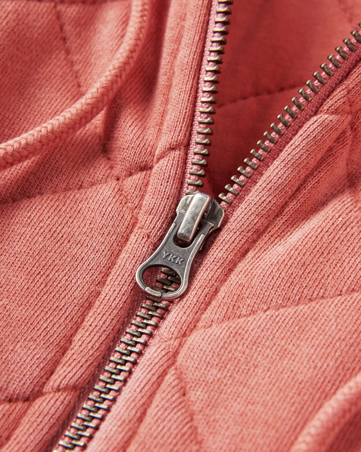 Hoodies|Hoodies & Sweatshirts|Passenger Getaway Recycled Quilted Full Zip Hoodie - Burnt Orange BurntOrange