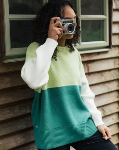 Knitwear|Passenger Gondwana Organic Oversized Knitted Sweater - Greenlake