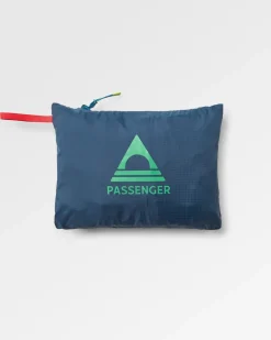 Jackets|Outdoor Active|Passenger Gusto Recycled Windshell Pullover - Rich Navy/Dark Denim RichNavy/DarkDenim