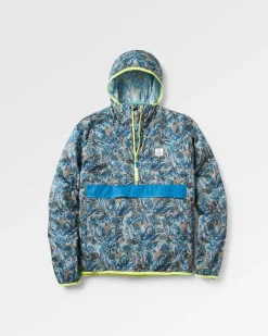 Outdoor Active|Jackets|Passenger Gusto Recycled Windshell Pullover - Abstract Seaweed Pistachio AbstractSeaweedPistachio