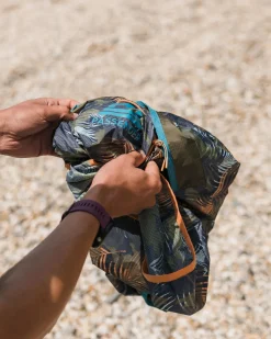 Tops|Outdoor Active|Passenger Gusto Recycled Windshell Pullover - Palm Camo Apricot PalmCamoApricot