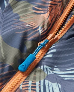 Tops|Outdoor Active|Passenger Gusto Recycled Windshell Pullover - Palm Camo Apricot PalmCamoApricot