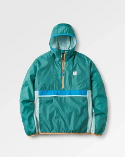 Tops|Outdoor Active|Passenger Gusto Recycled Windshell Pullover - Deep Sea DeepSea