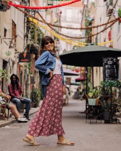 Dresses & Skirts|Passenger Hannah Skirt - Tile Wine TileWine