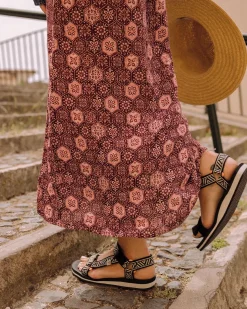 Dresses & Skirts|Passenger Hannah Skirt - Tile Wine TileWine