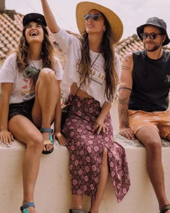 Dresses & Skirts|Passenger Hannah Skirt - Tile Wine TileWine