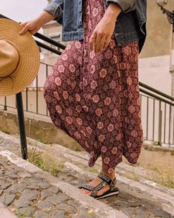 Dresses & Skirts|Passenger Hannah Skirt - Tile Wine TileWine