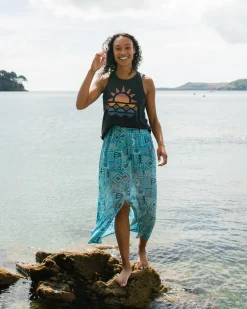 Dresses & Skirts|Passenger Hannah Skirt - Vintage Patchwork Blue Pool VintagePatchworkBluePool
