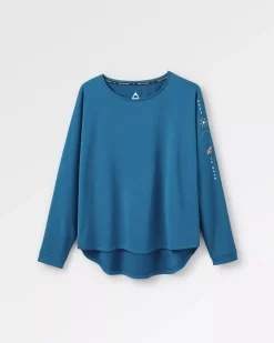 Tops & T-Shirts|Tops|Passenger Hatha Recycled Active Top - Corsair Blue CorsairBlue