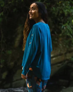 Tops & T-Shirts|Tops|Passenger Hatha Recycled Active Top - Corsair Blue CorsairBlue