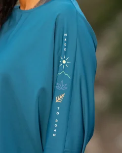 Tops & T-Shirts|Tops|Passenger Hatha Recycled Active Top - Corsair Blue CorsairBlue