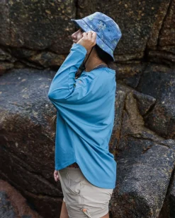 Tops & T-Shirts|Tops|Passenger Hatha Recycled Active Top - Blue Steel BlueSteel