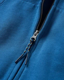 Hoodies & Sweatshirts|Passenger Heritage Full Zip Recycled Cotton Hoodie - Dark Denim DarkDenim