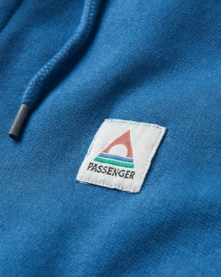 Hoodies & Sweatshirts|Passenger Heritage Full Zip Recycled Cotton Hoodie - Dark Denim DarkDenim