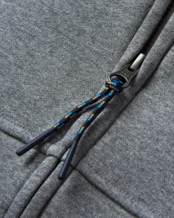 Hoodies & Sweatshirts|Passenger Heritage Full Zip Recycled Cotton Hoodie - Dark Gray Marl DarkGrayMarl