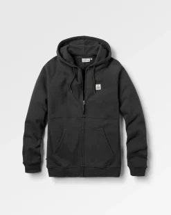 Hoodies & Sweatshirts|Passenger Heritage Full Zip Recycled Cotton Hoodie - Black