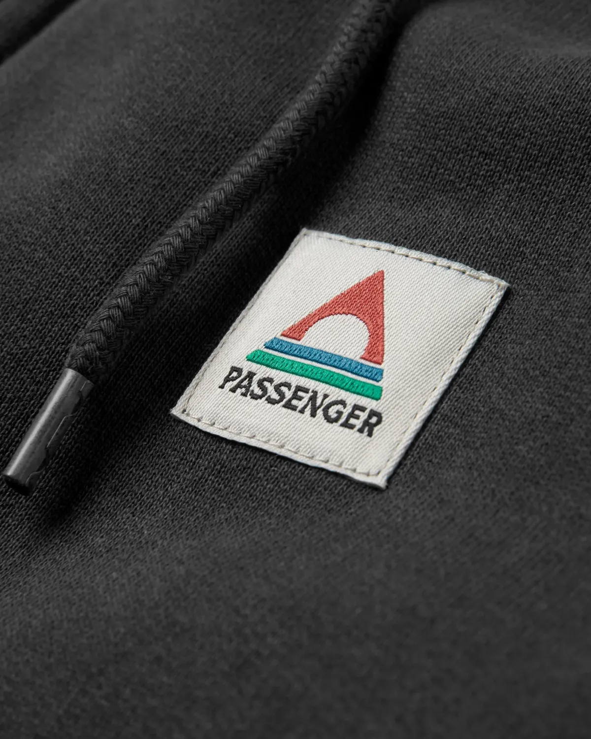 Hoodies & Sweatshirts|Passenger Heritage Full Zip Recycled Cotton Hoodie - Black