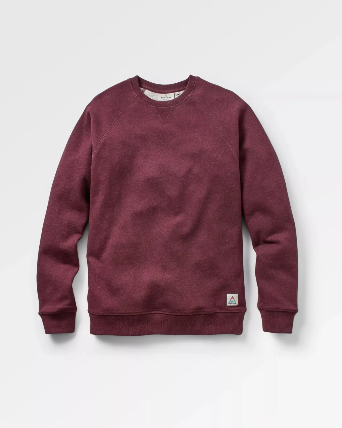 Sweatshirts|Hoodies & Sweatshirts|Passenger Heritage Recycled Cotton Sweatshirt - Wine Marl WineMarl