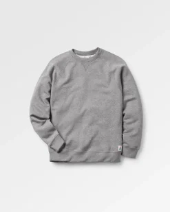 Sweatshirts|Hoodies & Sweatshirts|Passenger Heritage Recycled Cotton Sweatshirt - Dark Gray Marl DarkGrayMarl