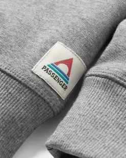 Sweatshirts|Hoodies & Sweatshirts|Passenger Heritage Recycled Cotton Sweatshirt - Dark Gray Marl DarkGrayMarl