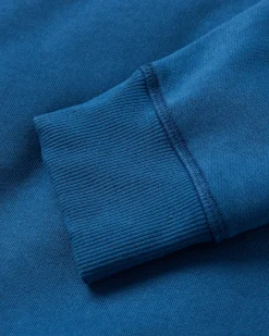 Hoodies & Sweatshirts|Sweatshirts|Passenger Heritage Recycled Cotton Sweatshirt - Dark Denim DarkDenim