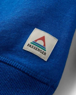 Sweatshirts|Passenger Heritage Recycled Cotton Sweatshirt - Azure Blue Marl AzureBlueMarl