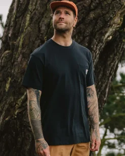 T-Shirts & Tank Tops|T-Shirts & Tank Tops|Passenger Heritage Recycled Relaxed Fit T-Shirt - Black