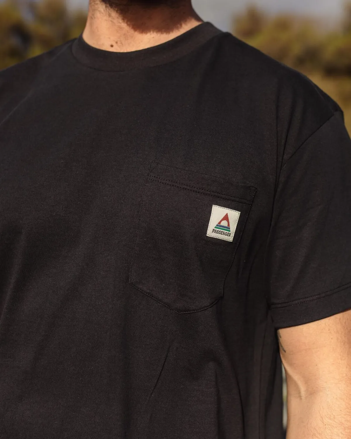 T-Shirts & Tank Tops|T-Shirts & Tank Tops|Passenger Heritage Recycled Relaxed Fit T-Shirt - Black