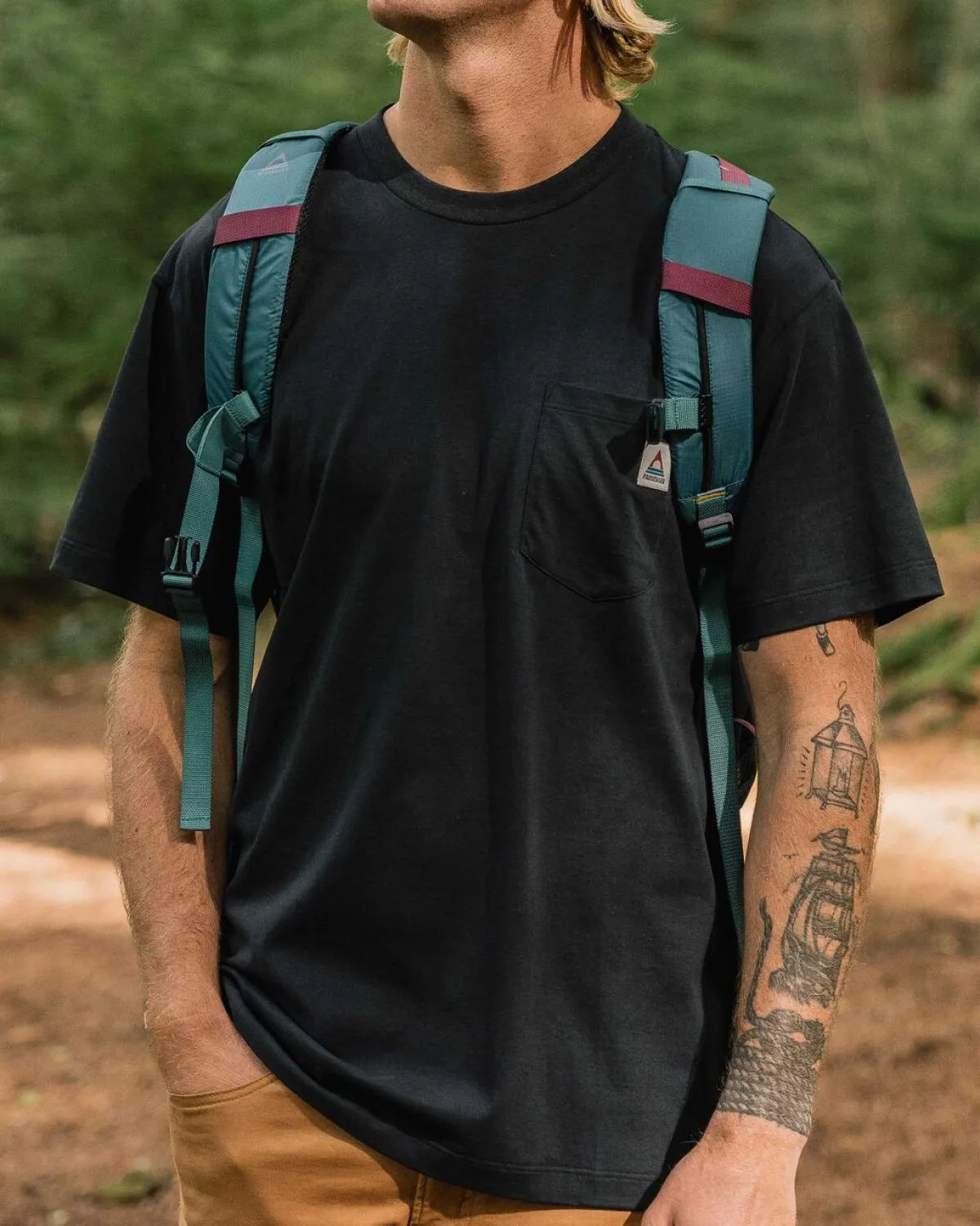 T-Shirts & Tank Tops|T-Shirts & Tank Tops|Passenger Heritage Recycled Relaxed Fit T-Shirt - Black