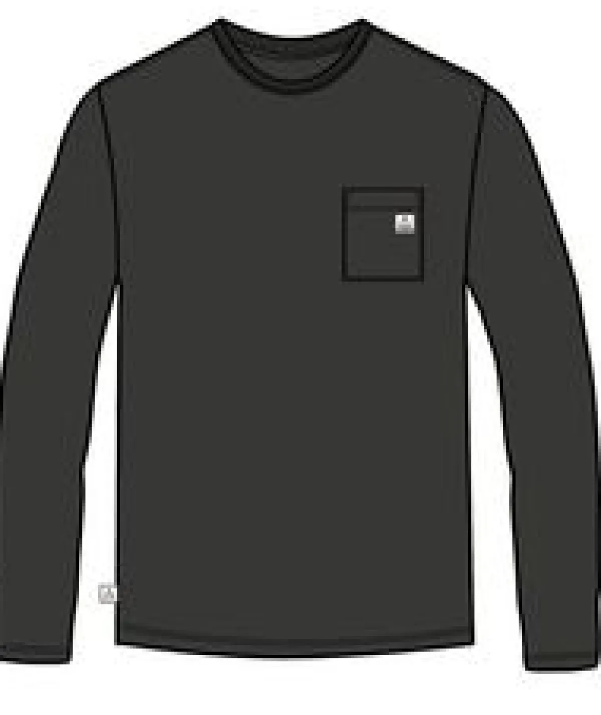 T-Shirts & Tank Tops|T-Shirts & Tank Tops|Passenger Heritage Recycled Relaxed Fit Long Sleeve T-Shirt - Black