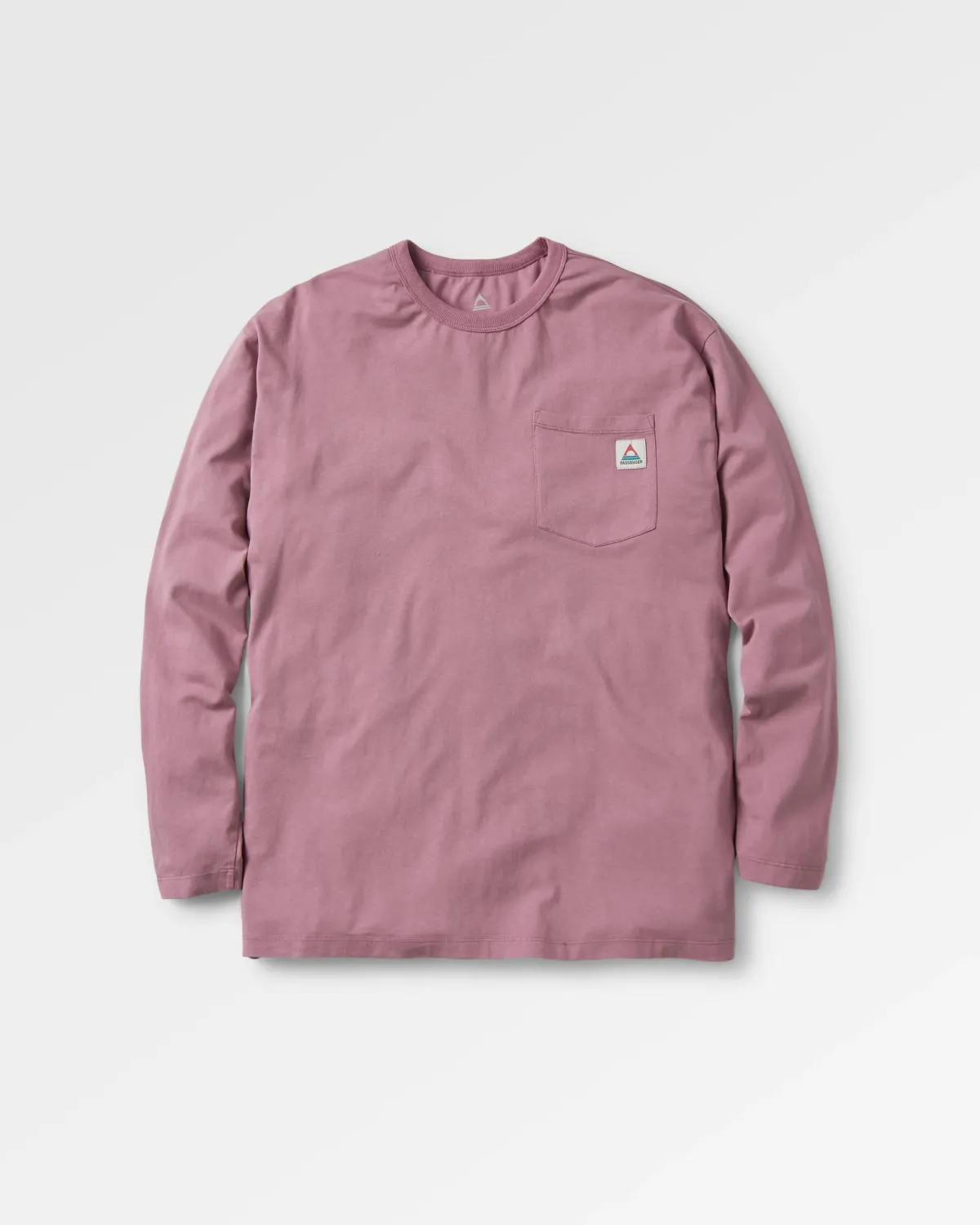 T-Shirts & Tank Tops|T-Shirts & Tank Tops|Passenger Heritage Recycled Relaxed Fit Long Sleeve T-Shirt - Grape