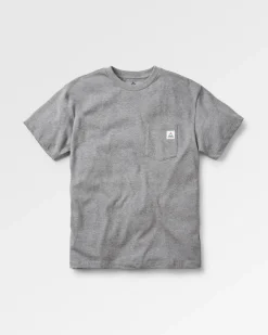 T-Shirts & Tank Tops|T-Shirts & Tank Tops|Passenger Heritage Recycled Relaxed Fit T-Shirt - Dark Gray Marl DarkGrayMarl