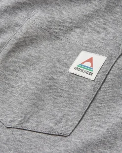 T-Shirts & Tank Tops|T-Shirts & Tank Tops|Passenger Heritage Recycled Relaxed Fit T-Shirt - Dark Gray Marl DarkGrayMarl