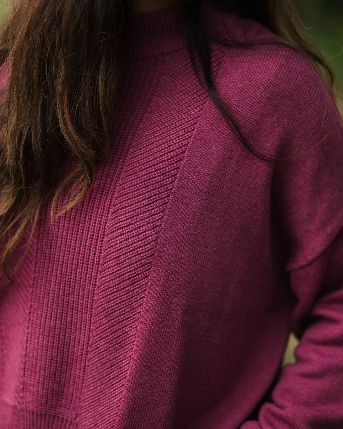 Knitwear|Passenger Hideout Oversized Recycled Knitted Sweater - Rhubarb