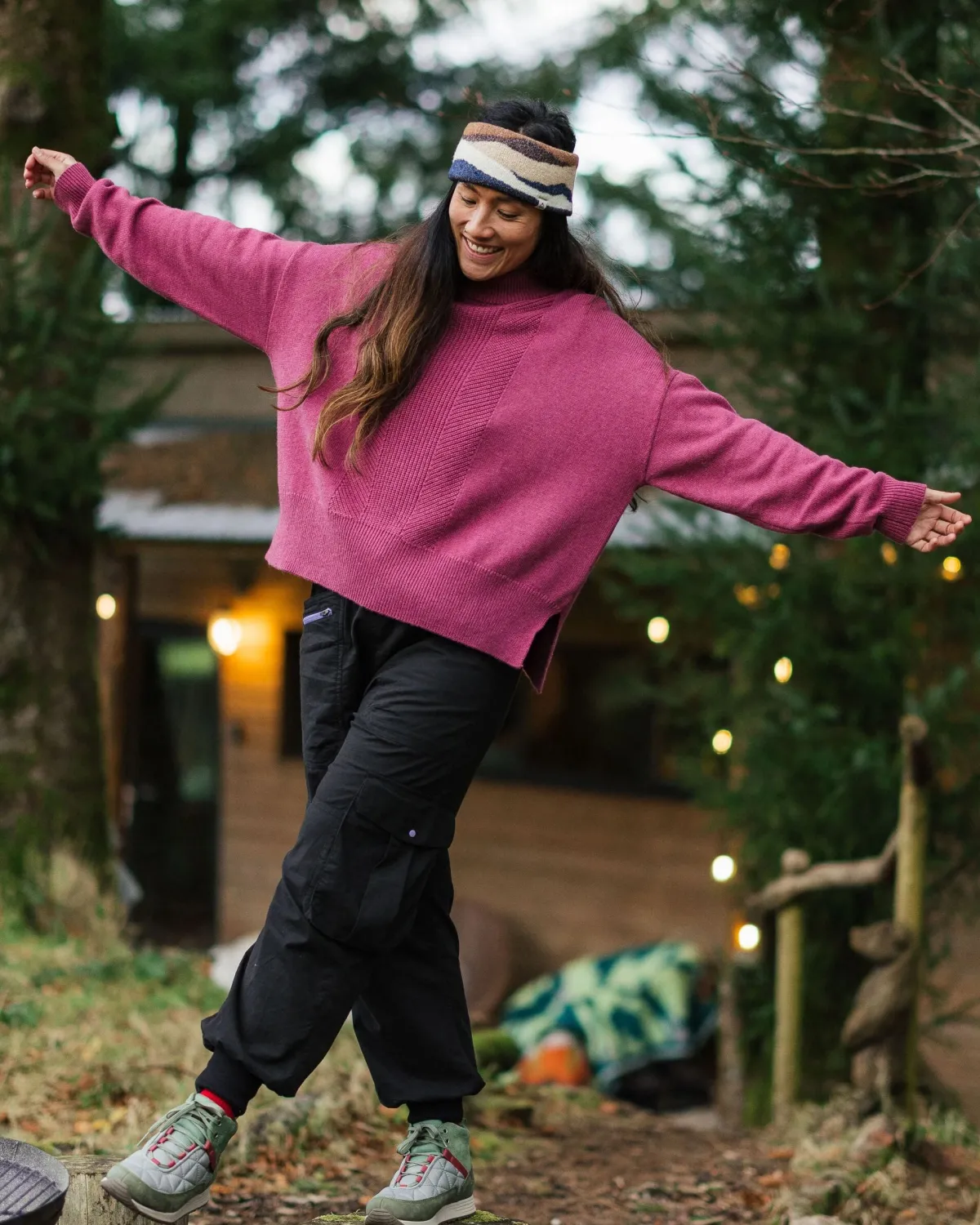 Knitwear|Passenger Hideout Oversized Recycled Knitted Sweater - Rhubarb