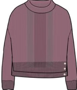 Knitwear|Passenger Hideout Oversized Recycled Knitted Sweater - Rhubarb