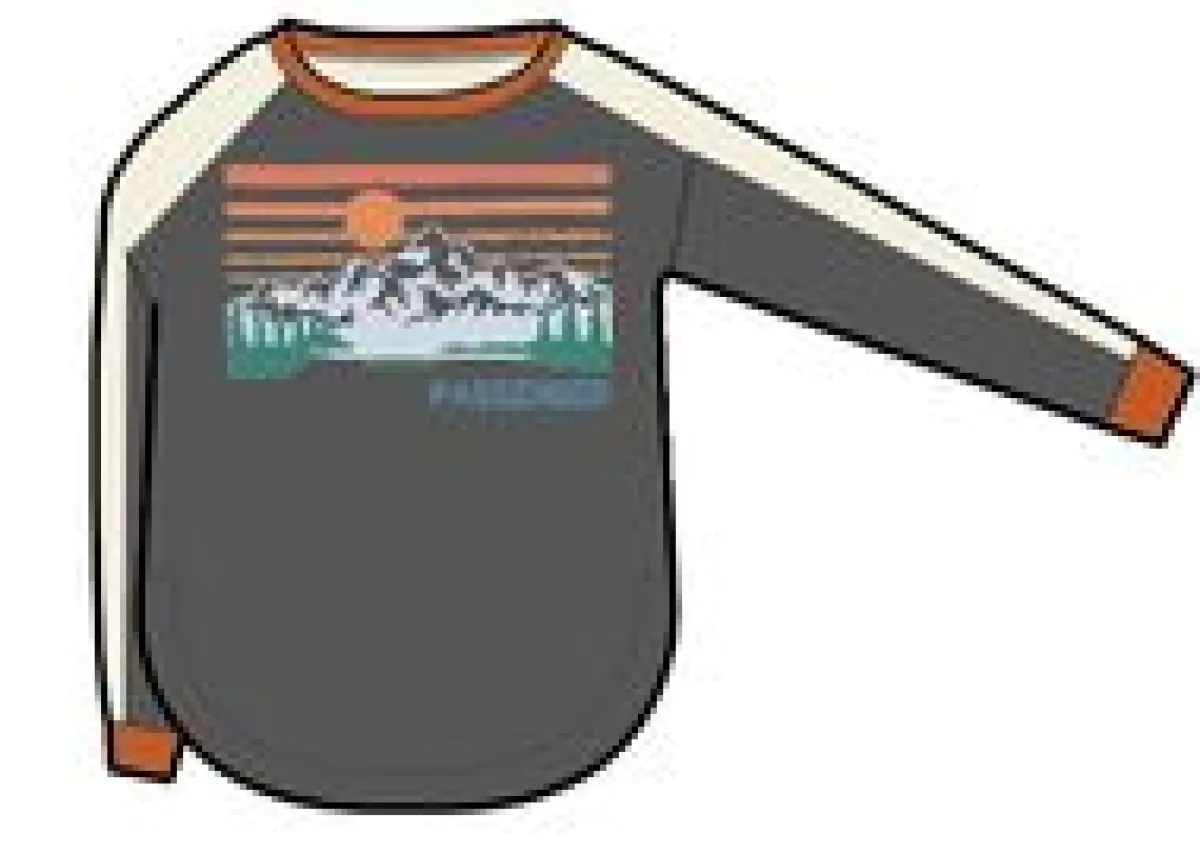 Tops & T-Shirts|T-Shirts & Tank Tops|Passenger Hilltop Organic Cotton Long Sleeve T-Shirt - Charcoal